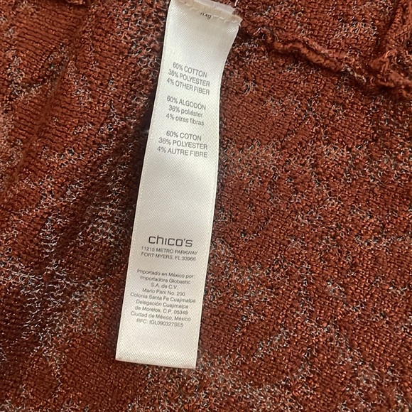 Chico’s Textured Open Cardigan - Picture 5 of 6